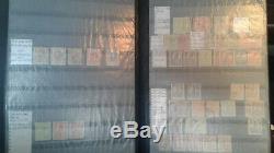 Romanian stamp lot collection 700+ Romania stamps in Lighthouse Album