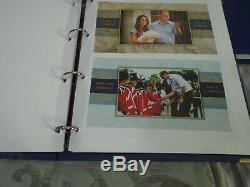 Royal Wedding Prince William Kate 3 Luxury Stamp Album Collection 150+ M/S More