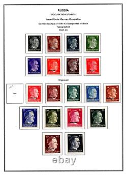 Russia 1866-1946 Collection Of 450+ Stamps Mint & Used In Special Album Pages