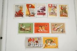 Russia 1962-1980 Collection Of 2,350+ Stamps Mint & Used Stored In Minkus Album