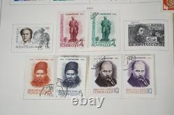 Russia 1964-1998 Collection Of 3800+ Stamps Mint & Used Stored In Scott Album