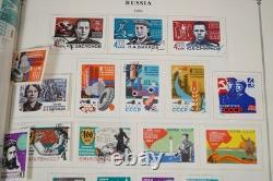 Russia 1964-1998 Collection Of 3800+ Stamps Mint & Used Stored In Scott Album