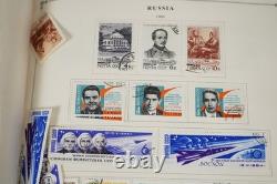 Russia 1964-1998 Collection Of 3800+ Stamps Mint & Used Stored In Scott Album