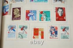 Russia 1964-1998 Collection Of 3800+ Stamps Mint & Used Stored In Scott Album