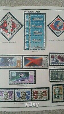 Russia 1967 1972 years Collection in Mystic album MNH