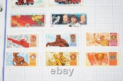 Russia Collection Of 1,300+ Stamps Mint & Used Stored In Voyager Album