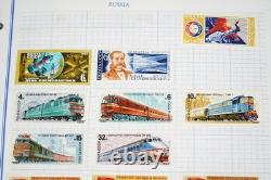 Russia Collection Of 1,300+ Stamps Mint & Used Stored In Voyager Album