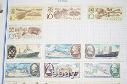 Russia Collection Of 1,300+ Stamps Mint & Used Stored In Voyager Album