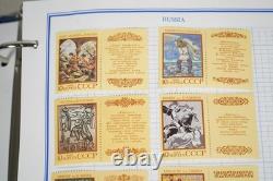 Russia Collection Of 2,150+ Stamps Mint & Used Stored In Mystic Voyager Album
