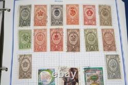 Russia Collection Of 2,150+ Stamps Mint & Used Stored In Mystic Voyager Album