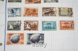 Russia Collection Of 2,150+ Stamps Mint & Used Stored In Mystic Voyager Album