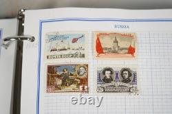Russia Collection Of 2,150+ Stamps Mint & Used Stored In Mystic Voyager Album