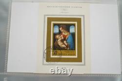 Russia Collection Of 250+ Stamps & Souvenir Sheets Mint & Used Stored Blue Album