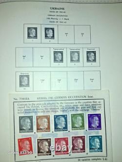 Russia Early Stamp Collection in Huge Minkus Album 1400 Nice Stamps 102 pages