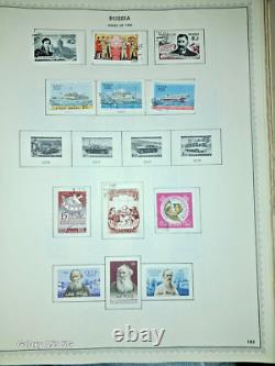Russia Early Stamp Collection in Huge Minkus Album 1400 Nice Stamps 102 pages
