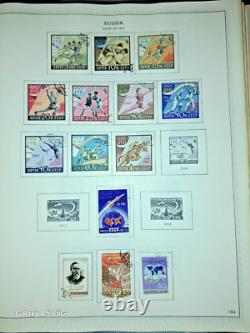 Russia Early Stamp Collection in Huge Minkus Album 1400 Nice Stamps 102 pages
