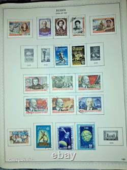 Russia Early Stamp Collection in Huge Minkus Album 1400 Nice Stamps 102 pages
