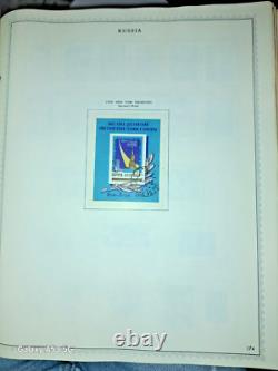 Russia Early Stamp Collection in Huge Minkus Album 1400 Nice Stamps 102 pages