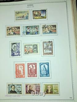 Russia Early Stamp Collection in Huge Minkus Album 1400 Nice Stamps 102 pages