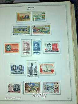 Russia Early Stamp Collection in Huge Minkus Album 1400 Nice Stamps 102 pages