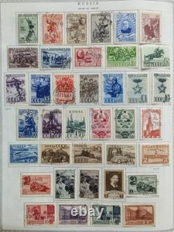 Russia Stamp Collection 1920s-90s Album 95% Complete Jam Packed Lot