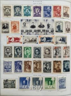 Russia Stamp Collection 1920s-90s Album 95% Complete Jam Packed Lot