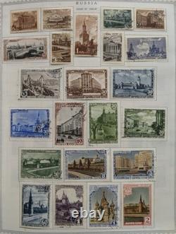 Russia Stamp Collection 1920s-90s Album 95% Complete Jam Packed Lot