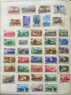 Russia Stamp Collection 1920s-90s Album 95% Complete Jam Packed Lot