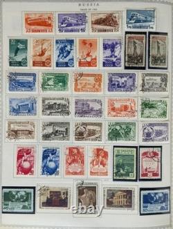 Russia Stamp Collection 1920s-90s Album 95% Complete Jam Packed Lot
