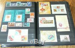 Russia Stamp Collection in Very Nice SuperSafe 64 pg Album, 750+ items HCV$$$