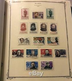 Russia/USSR Collection in Scott Album 1964-75, 1,400+stamps on Hinges, S/S MNH