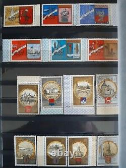 Russia/USSR Stamp Collection, 60 Pages, Over 1000 Stamps/SS (Complete Sets) MNH