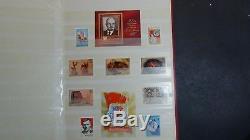 Russia+ stamp collection in 5 volumes / album with 3200