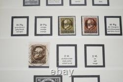SAAR 1920s-1950s COLLECTION OF 125+ STAMPS MINT & USED IN LINDNER ALBUM