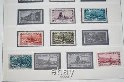 SAAR 1920s-1950s COLLECTION OF 125+ STAMPS MINT & USED IN LINDNER ALBUM