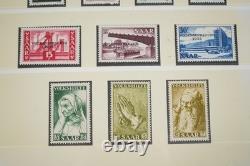 SAAR 1920s-1950s COLLECTION OF 125+ STAMPS MINT & USED IN LINDNER ALBUM