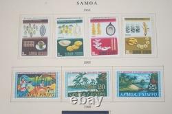 SAMOA 1950s-1980s COLLECTION OF 375+ STAMPS MOSTLY MINT NEVER HINGED IN ALBUM