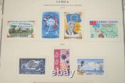 SAMOA 1950s-1980s COLLECTION OF 375+ STAMPS MOSTLY MINT NEVER HINGED IN ALBUM