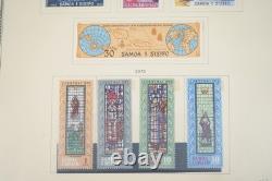 SAMOA 1950s-1980s COLLECTION OF 375+ STAMPS MOSTLY MINT NEVER HINGED IN ALBUM