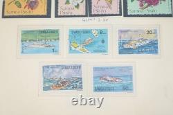 SAMOA 1950s-1980s COLLECTION OF 375+ STAMPS MOSTLY MINT NEVER HINGED IN ALBUM