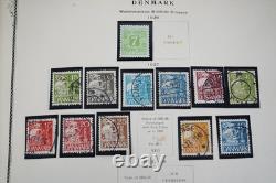 SCANDINAVIA 1870-1970s COLLECTION OF 1,000+ STAMPS MINT & USED IN SCOTT ALBUM