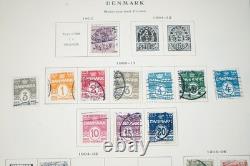 SCANDINAVIA 1870-1970s COLLECTION OF 1300+ STAMPS MINT & USED IN SCOTT ALBUM