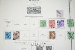 SCANDINAVIA 1870-1970s COLLECTION OF 1300+ STAMPS MINT & USED IN SCOTT ALBUM