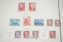 SCANDINAVIA 1870-1970s COLLECTION OF 1300+ STAMPS MINT & USED IN SCOTT ALBUM