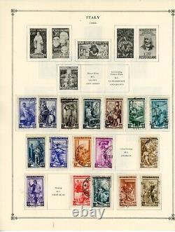 SCOTT INTERNATIONAL ALBUM PART III-with 887 stamps (Collection Remaiders)