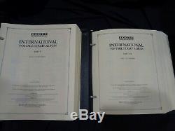 SCOTT International 2 Jumbo Volume Stamp Album collection Part 5 1960-65 Unused