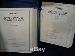 SCOTT International 8 Volume Stamp Album collection 1840-1955 Parts 1-3 I-III