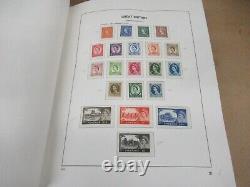 SG Davo QEII album with practically complete mint stamps collection 1952-1995
