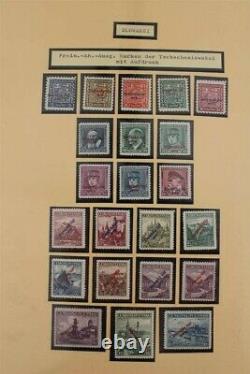SLOVAKIA WWII 1935-1945 2 Albums Exhibition Premium with Signed Stamp Collection