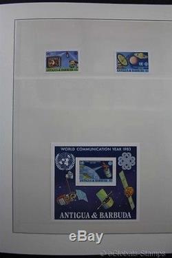 SPACE AMERICAS + OCEANIA TAAF MNH Stamp Collection 9 Albums 2 Box USA Sheets